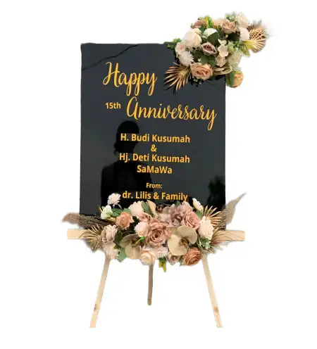 Papan Bunga Akrilik Bongkot