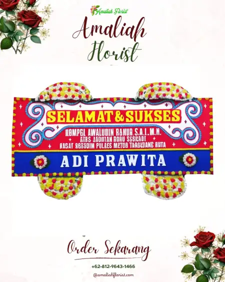 Papan Bunga Ucapan Selamat Bongkot